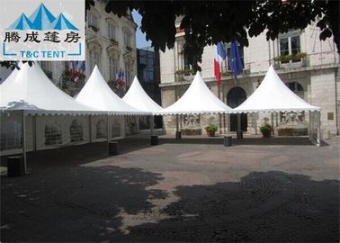 Άσπρη σκηνή 8x8M, υπαίθριο ευρωπαϊκό ύφος κόμματος σκηνών PVC κραμάτων αλουμινίου γαμήλιων σκηνών