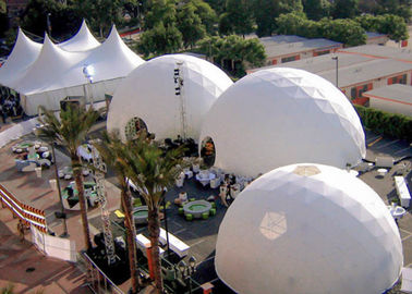 Big Geodesic Dome Tent For Events Wedding Party Advertising Big Dome Tent , Large Event Tents
