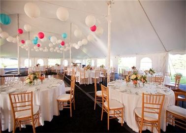 Άσπρες σκηνές 20x30m γαμήλιου γεγονότος θόλων PVC σαφής σκηνή έκτασης κραμάτων αργιλίου